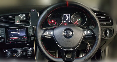 Acheter Revêtement d'habillage de panneau de volant de voiture, pour VW  Golf MK6 Passat B7 CC EOS TIGUAN Jetta Touran Sharan Caddy, garniture de  moulage autocollant